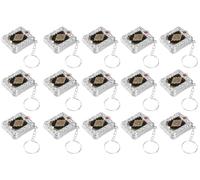 Abiyou 15PCS Muslim Hanging Key Chain, Muslim Decoration Keyring, Muslim Keychain,Key Chain Vintage Religious Islamic,Key Chain Ring Mini Quran,for Handbag Pendant Wallet Accessories Ornament (Silver)