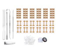 Abiyou 18 x Ingrown Toenail Corrector Kit, Ingrown Toenail Corrector Patch with 84 Correcting Stickers, Suitable for Ingrown Toenails