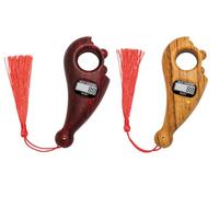 Abiyou 2PCS Buddha Beads Counter,Player Digital Beads Counter,Hand Tally Counter for Buddhist Prayer,Digital Finger Counter Buddhist,Digital Counter for Buddhist,for Prayer Islamic Muslim Buddhist