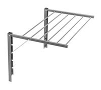 ABJ Majka Wall-Mounted Clothes Dryer for Wall-Mounted Drying Rack (Silver, 80cm)