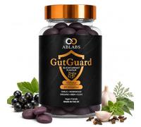 Ablabs GutGuard Blackcurrant Flavour, 60 Vegan Gummies - Premium Botanical Blend with Clove, Garlic, Oregano, Wormwood and Neem - Made in the UK