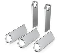 ABLAZE 8GB USB Stick 5 Pack Metal Memory Stick 8GB High Speed USB 2.0 Flash Drive Waterproof Pen Drive with Keyrings for PC, Car, TV, Laptop