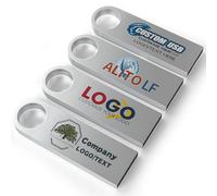 ABLAZE Custom Logo USB Flash Drive 20 Pack Personalized USB Drives with Your Logo Customized Promotional Thumb Drives with Image/text