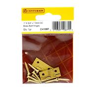 Able & Handy CH108P Solid Drawn Brass Butt Hinges, Self, 25mm x 16mm, Multi-Colour