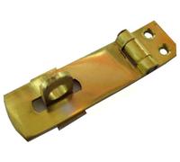 Able & Handy SP52L 50mm (2") Brass Hasp & Staple, Multi-Colour