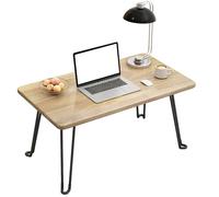 able Rubberwood Coffee Table IP69 Waterproof Table No Assembly Needed Perfect for Sofa & Bed Reading Supports 66lbsSize 80x40x27cm / 31x16x10in