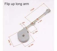 Able to Install Left or Right, This Adjustable Hydraulic Support Rod is Perfect for Your Needs (Flip up-Long)