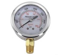 Able to Measure Both High Pressures Up to 35000 PSI and Low Pressures Using the Dual Scale on the Stainless Steel Unit