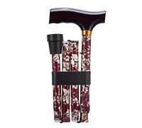 Able2 Folding Walking Stick Burgundy 84-94 cm