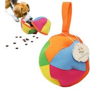 Ablechien Dog Chase & Treat Ball, Snuffle Ball for Dogs, Interactive Dog Toy for All Breeds Size with Storage Bag, Enrichment Toys for Mental Stimulation