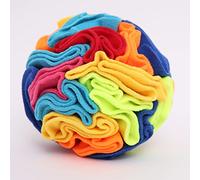 Ablechien Snuffle Ball - Snuffle Ball for Small Dogs, Interactive Dog Toys to Keep Them Busy, Puppy Dog Puzzle Toy with Storage Bag Machine Washable