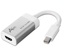 Ableconn MDP2HD4KA Aluminum Mini DisplayPort (Thunderbolt 2) to HDMI UHD (Ultra HD) 4K Cable Adapter - Mini DP 1.2 to HDMI up to 4K UHD 3840x2160@30Hz