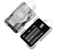 Ablefector tSlim x2 Pump Cases with Clip, Tandem Tslim x 2 Pump Case with 360° Rotating Clip, Sturdy Tandem Pump Case, t:Slim Pump Accessory, Perfectly Compatible with t-Slim Pump X2 & G4 -Clear