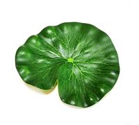 Ableholy Artificial Floating Lotus Leaves for Aquarium & Pond Decoration Lifelike EVA Water Lily Pads in Green, 10-28cm Assorted Sizes(18cm)
