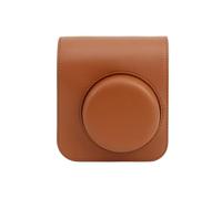 Ableholy Camera Protective Case, Retro PU Leather Shockproof Dustproof Camera Bag with Shoulder Strap & Photo Pocket Compatible for Instax Mini41(Brown)