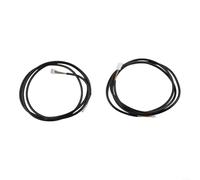 Ableholy Data Cable for Xiaomi for mi Clone Electric Scooter 127cm Power Controller Wiring Harness, Reliable Energy Transfer Accessory, Black(2PC Black)
