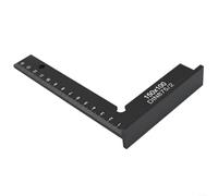 Ableholy Metal Right Angle Ruler 100x70mm Woodworking Tool(A)