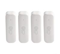Ableholy Smart WiFi Temperature and Humidity Sensor for Tuya App Wireless Thermometer Hygrometer with Real-Time Alerts, for battery Powered Indoor Monitor for Alexa Smart Home(4pcs)