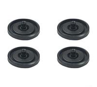 Ableholy Toilet Fill Valve Rubber Diaphragm Seal Replacement Part for Fluidmaster 242/400/747 & 83143Black2-Pack(4PCS)