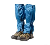 Ableholy Trekking Gaiters Water Resistant Leg Shield for Trail Running Hunting - Adjustable Strap Snow Boot Guard 40cm High(Blue)