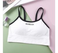 Ableholy Wirefree Sports Bra Padded 3/4 Cup No Steel Ring | Soft padded cups, 3/4 coverage, no underwire, flexible support, ideal for yoga and gym
