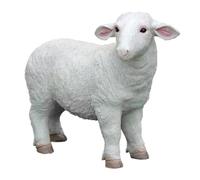 Ablerhome Large Sheep Garden Ornament outdoor lamb Animal statue Resin Sculptures yard decorations, Patio decor, Sheeps Law figurine for garden, gift for gardeners