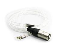ABLET HiFi Cable with 4-pin XLR Balanced Male Compatible with Monolith M1060, M1060C, M565, M565 Headphones Silver Plated Replacement Audio Upgrade Cable