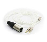 ABLET HiFi Cable with 4-pin XLR Balanced Male Compatible with Sennheiser HD700, HD 700 Headphones Silver Plated Replacement Audio Upgrade Cable