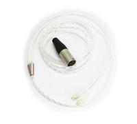 ABLET Replacement upgrade Audio Cable 4-pin XLR Balanced Cable Compatible with Sennheiser HD600, HD650, HD580, HD660S, HD58X, HD660S2, HD6XX Headphone 6N OCC Copper Single Crystal Silver Plated Cord