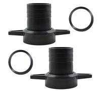 abliubale 2 inch Plastic Hose Connector Compatible with Harbor Freight Predator 2 Inch 63405 Pump Fits for Honda WB20XT4A WH20XTAF Water Pump,2 inch general Gasoline Water Pumps Pack of 2
