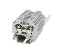 ABLNLPYOC 10Pcs 282-101 Spring-Cage Connection Cage Clamp Mount 2-Conductor 282 101 6 mm² Wire Connector DIN Rail Terminal Block