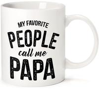 Ablobub Fathers Day Dad Gifts, 11 OZ Funny Coffee Mug Personalized Gifts for Papa Grandpa Step Dad Husband from Daughter Son Wife