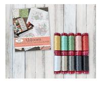 Abloom by Corey Yoder 12wt 10 Small Spools - 100% Egyptian Cotton - Ideal for Hand Embroidery, Quilting, Topstitching, Decorative Sewing - Made in Italy