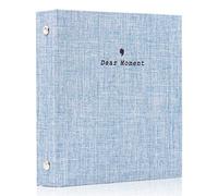 Ablus 100 Pockets Mini Photo Album - Fits for Fujifilm Instax Mini 9 Mini 8 Mini 90 Mini 25, Polaroid Snap PIC-300, Kodak Mini 3-Inch Film (Blue)