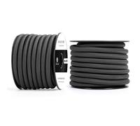 Abma Cord Bungee Cord 100% Stretch 10mm 10M Elastic Shock Cord - Black (AC-T-10-10-black)