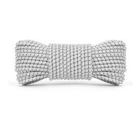 Abma Cord Bungee Cord 4mm 10M Elastic Shock Cord 100% Stretch Elastic Bungee Rope for Tarpaulin, Trailer, Backpack, Tent Pole, Kayak - White&Black