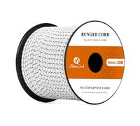 Abma Cord Bungee Cord 4mm 20M Elastic Shock Cord 100% Stretch Bungee Rope