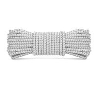 Abma Cord Bungee Cord 5mm 10M Elastic Shock Cord 100% Stretch Elastic Bungee Rope for Tarpaulin, Trailer, Backpack, Tent Pole, Kayak - White&Black