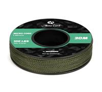 Abma Cord Micro Cord 1.18mm Paracord 30M Spool Utility Braided Cord | Max 45kg (100lbs), Polyester, DIY, Bracelet, Crafting, Jewelry, Key Chains, Fishing
