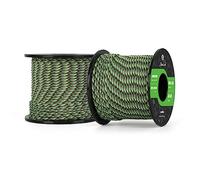 Abma Cord Paracord 100 lbs 2mm 100% Nylon 30M - Neon Green Flame