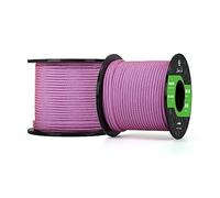 Abma Cord Paracord 100 lbs 2mm 100% Nylon 30M - Neon Pink & Sky Blue