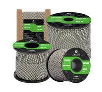 Abma Cord Paracord 2mm 15m 100% Nylon Rope 1 Strand Type I Parachute Cord - Max. 45kg (100lbs) - Honor