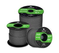 Abma Cord Paracord 2mm 30m 100% Nylon Rope 1 Strand Type I Parachute Cord - Max. 45kg (100lbs) - Black