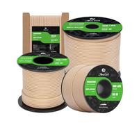 Abma Cord Paracord 2mm 50m 100% Nylon Rope 1 Strand Type I Parachute Cord - Max. 45kg (100lbs) - Khaki