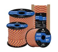 Abma Cord Paracord 3mm 15m 100% Nylon Rope Type II 3 Strands Parachute Cord - Max. 192kg (425lbs) - Phoenix Sunrise