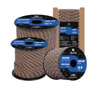 Abma Cord Paracord 3mm 50m 100% Nylon Rope Type II 3 Strands Parachute Cord - Max. 192kg (425lbs) - Blitz