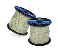Abma Cord Paracord 425 lbs 3mm 100% Nylon 30M - Holy Guacamole & White
