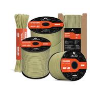 Abma Cord Paracord 4mm 30m 100% Nylon Rope 9 Strands Type III Parachute Cord for DIY, Camping, Survival, Outdoor - Max. 280kg - Holy Guacamole
