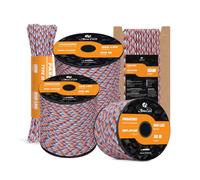 Abma Cord Paracord 550 4mm 30m 100% Nylon Rope Type III 7 Strands Parachute Cord for DIY, Camping, Survival, Outdoor - Max. 250kg - Summit