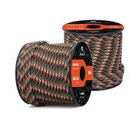 Abma Cord Paracord 620 lbs 4mm 9 Strands 100% Nylon 30M - Fall Camo pattern